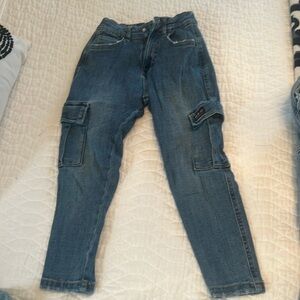 Zara kids denim cargo